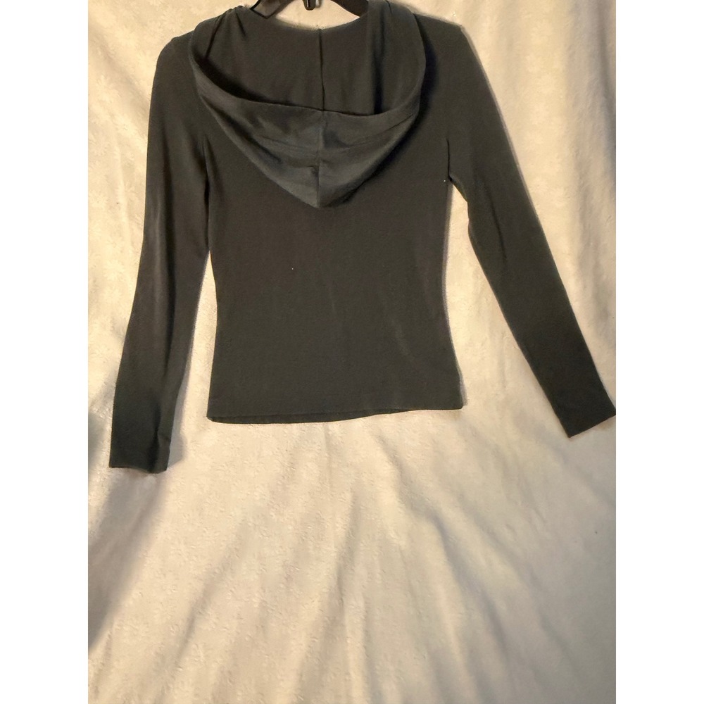 The Limited Clean Girl ActivewearWomens Quarter Zip Hoodie charcoal grey Small - Picture 2 of 4